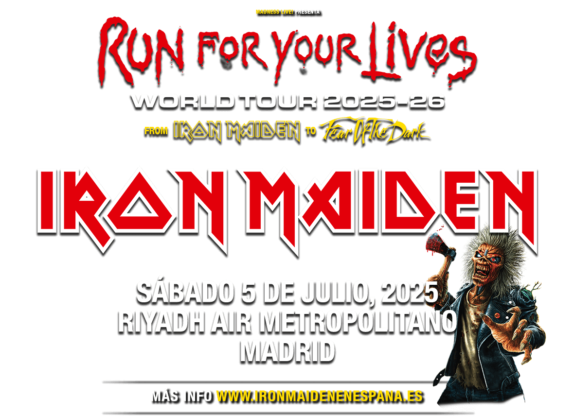 Entradas Iron Maiden en España 2025